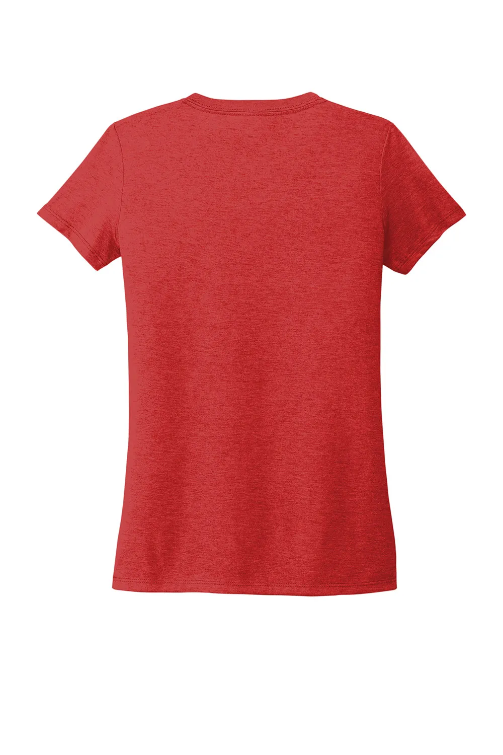T-shirt à col en V à manches courtes pour femmes Allmade - Rouge Éclatant