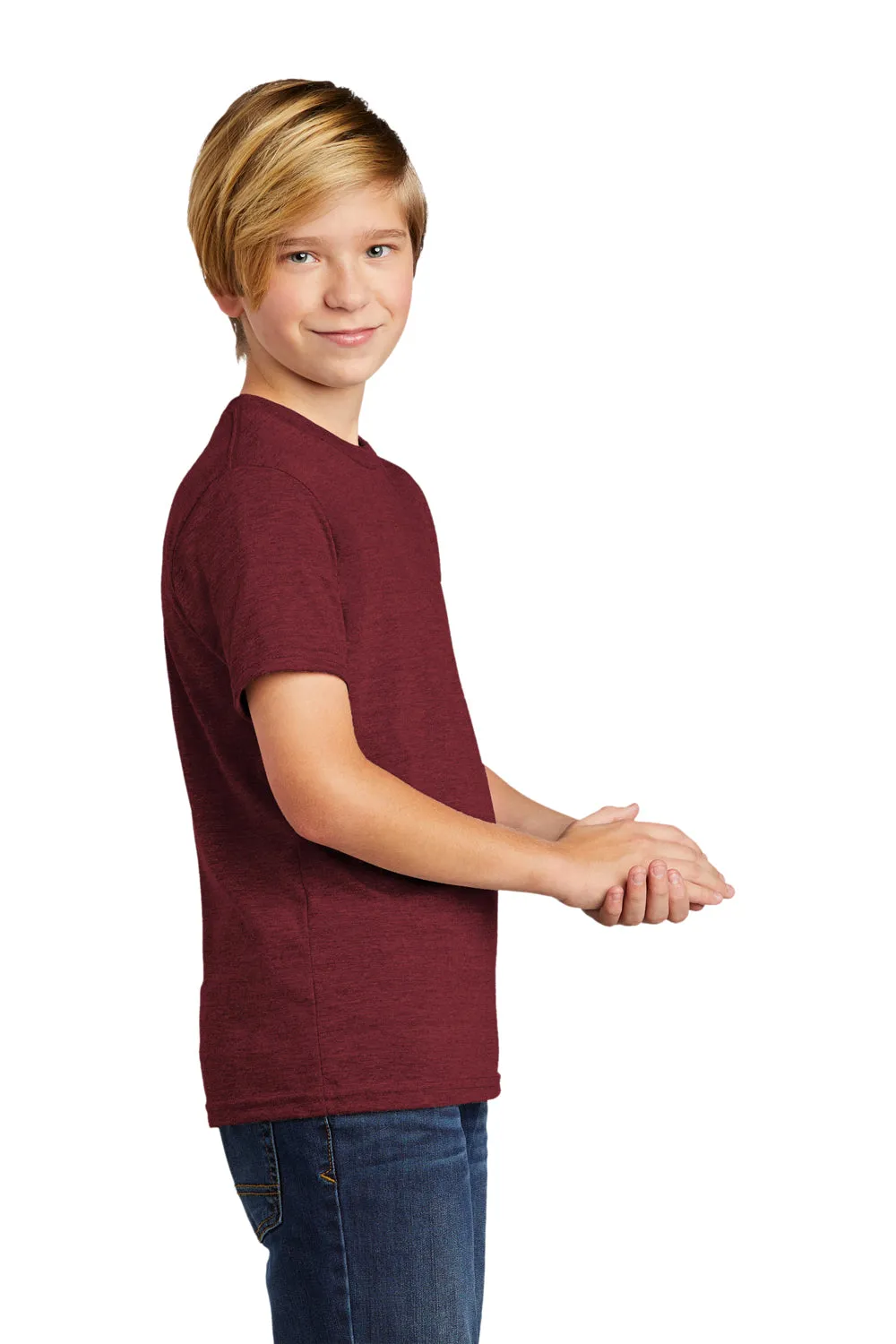 T-shirt à manches courtes Allmade pour jeunes - Rouge Vin