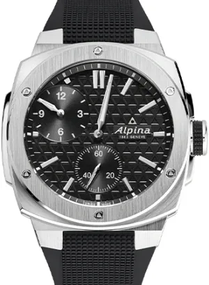 Alpiner Extreme Regulator Automatic Black - Rubber Ref. AL-650B4AE6 