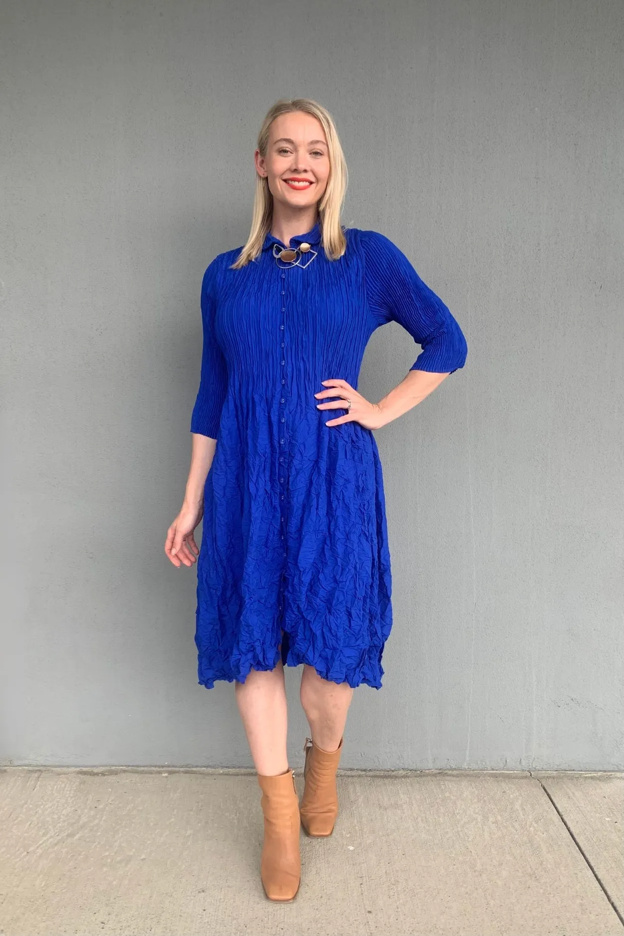 Clothings Alquema - ACC308 Nehru Coat Dress Dresses women dresses dress stores