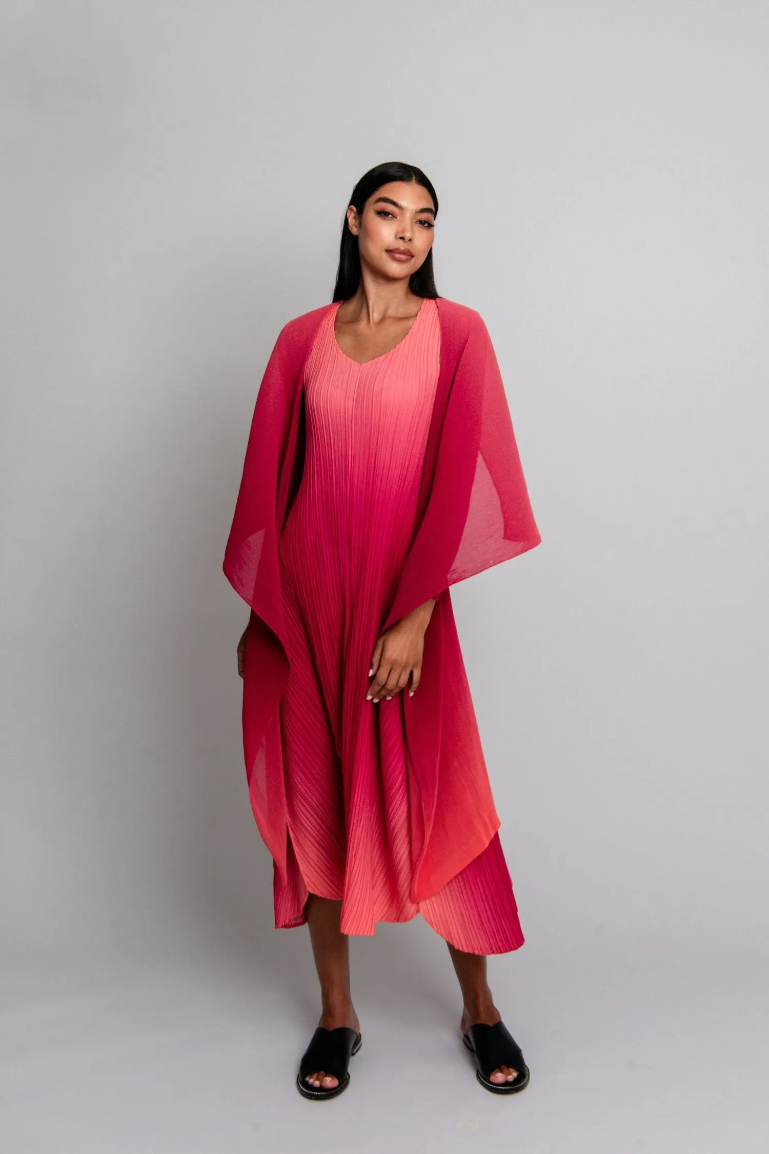 Alquema - AD1072L-WT Long Estrella Dress