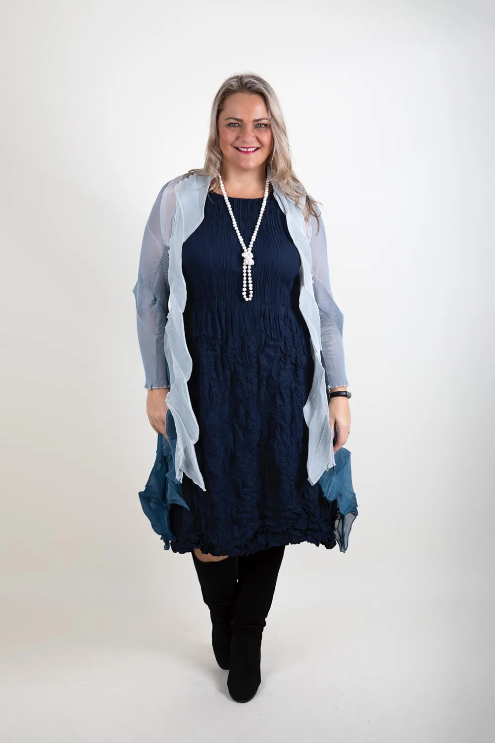 Clothings Alquema - AD545-I Smash Pocket Dress Dresses women dresses dress stores