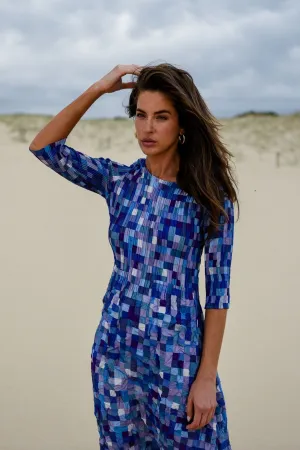 Clothings Alquema - ADC544-D 3/4 Smash Pocket Dress Dresses women dresses dress stores
