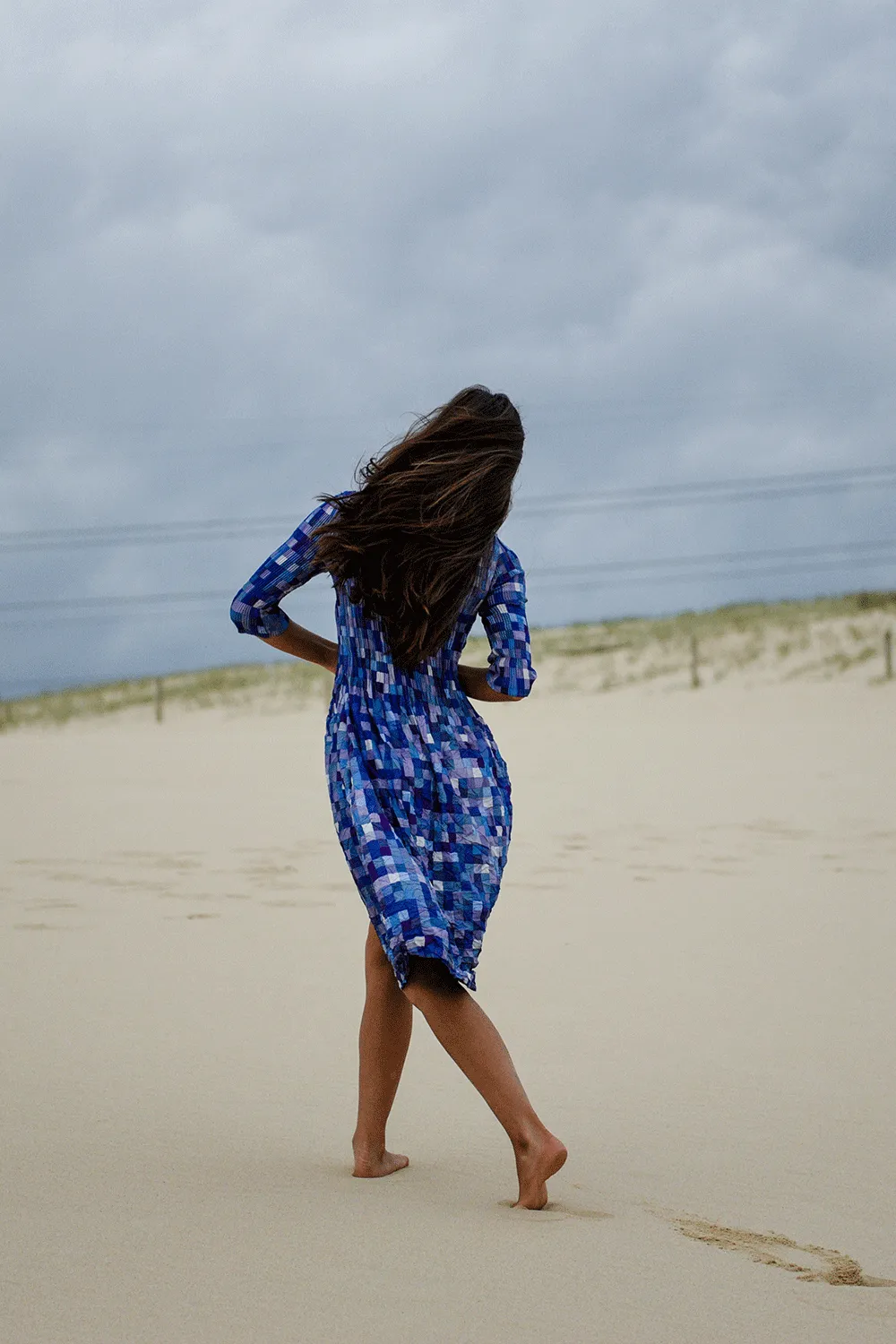 Alquema - ADC544-D 3/4 Smash Pocket Dress