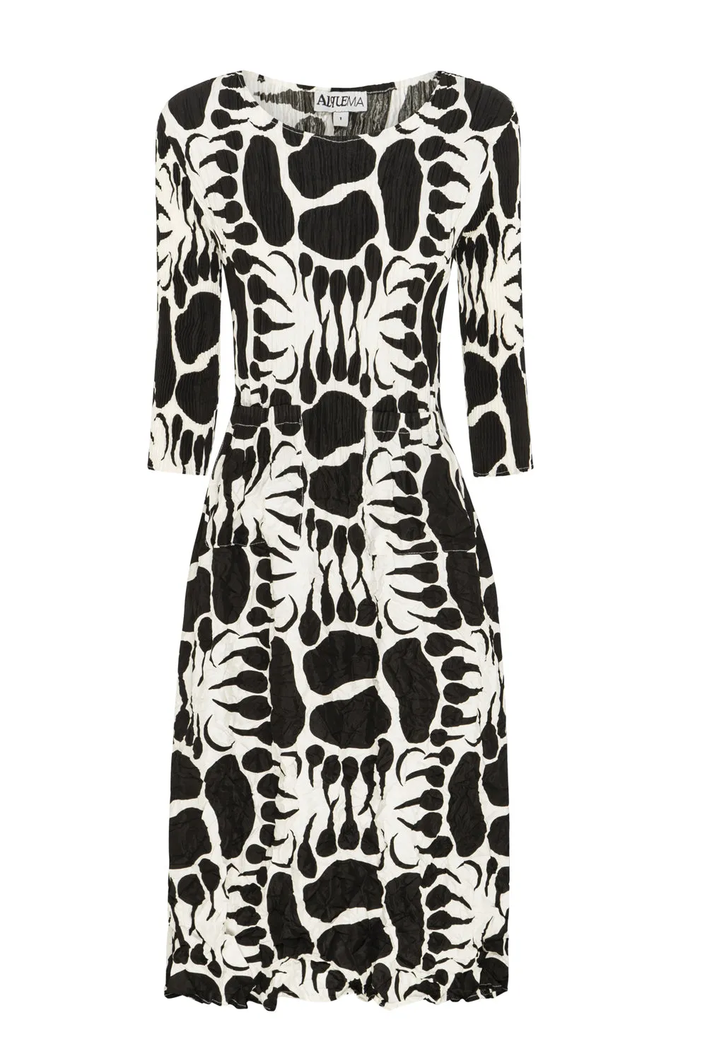 Clothings Alquema - ADC544-MB 3/4 Smash Pocket Dress Dresses women dresses dress stores