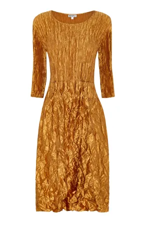 Clothings Alquema - ADC544-MG 3/4 Smash Pocket Dress Dresses women dresses dress stores