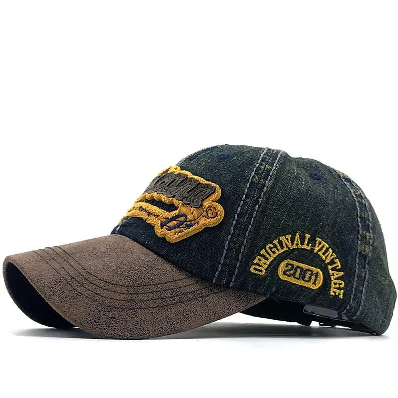 Americana Vintage Denim Baseball Cap