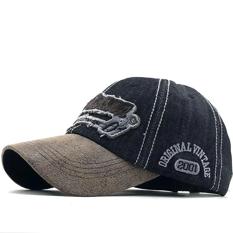 Americana Vintage Denim Baseball Cap
