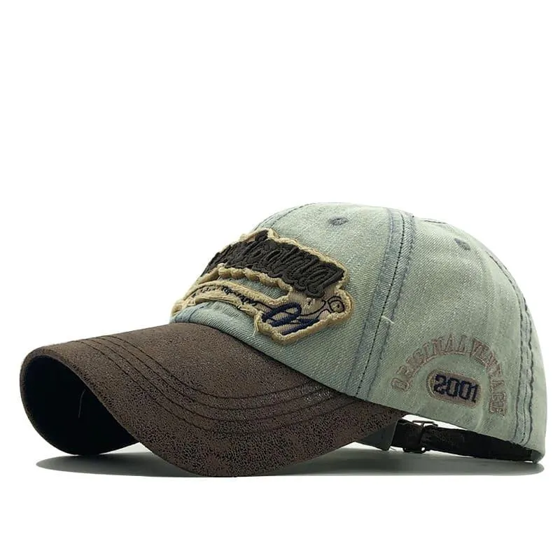 Americana Vintage Denim Baseball Cap
