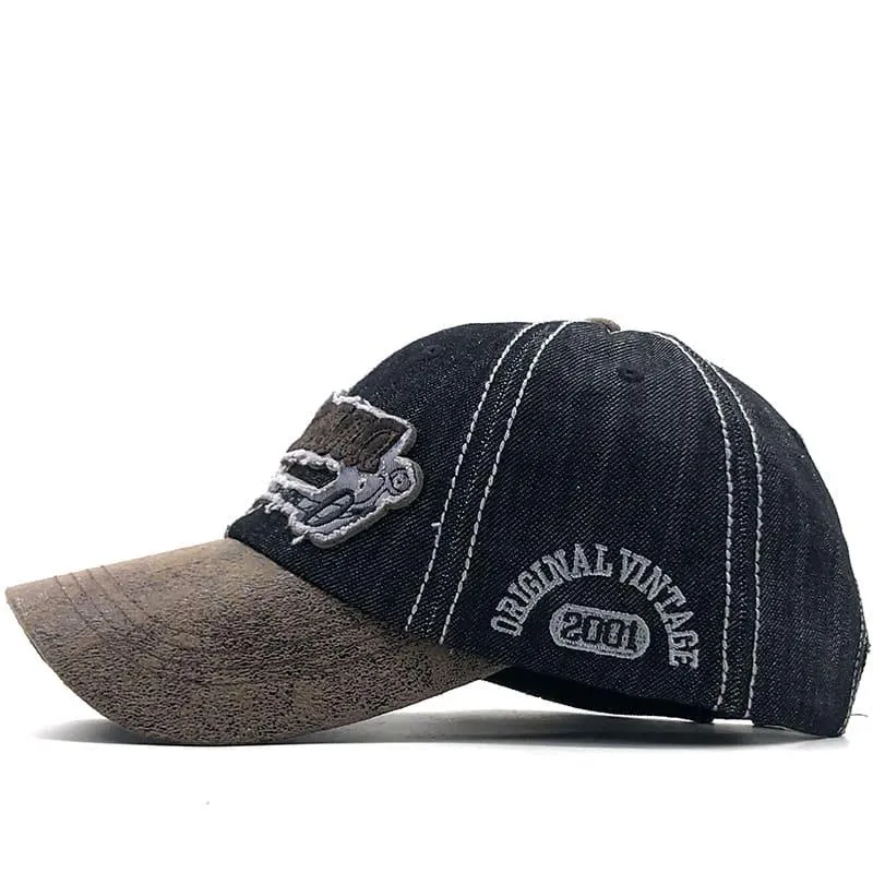 Americana Vintage Denim Baseball Cap
