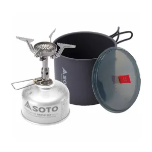 Amicus New River Combo camp cooking set sale portable camping stove camping coffee maker