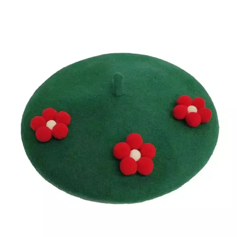 Am??lie Roses Wool Beret