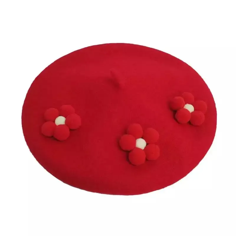 Am??lie Roses Wool Beret
