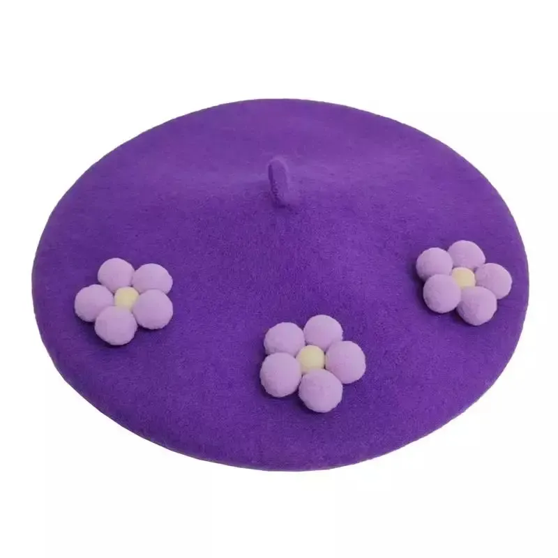 Am??lie Roses Wool Beret