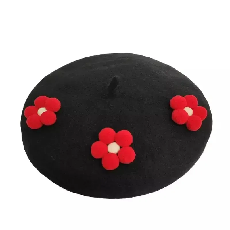 Am??lie Roses Wool Beret