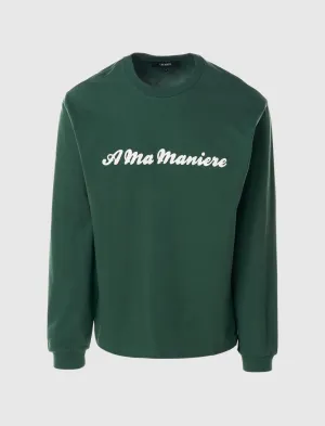 AMM SCRIPT LONG SLEEVE TEE men's T-shirts