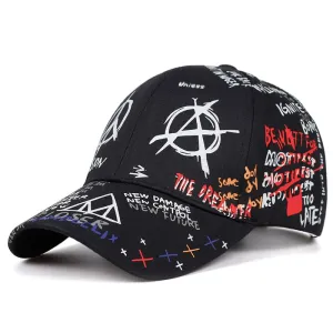 Anarchy Cotton Baseball Cap stylish boater hat with ribbon on model