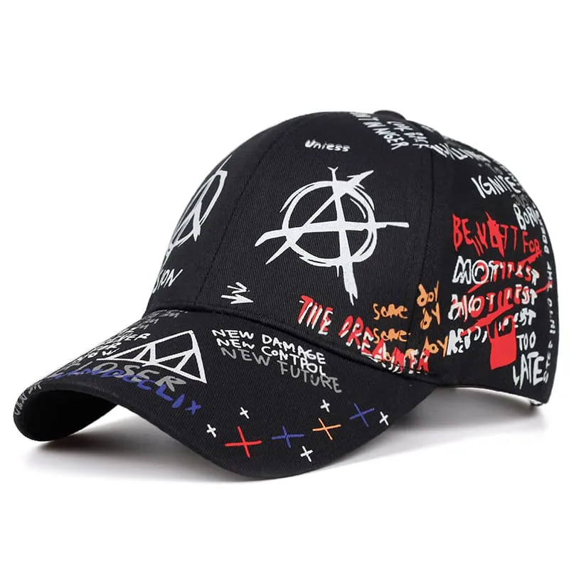 Anarchy Cotton Baseball Cap stylish boater hat with ribbon on model