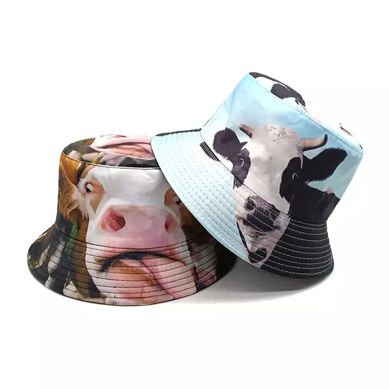 Animal Faces Reversible Bucket Hat