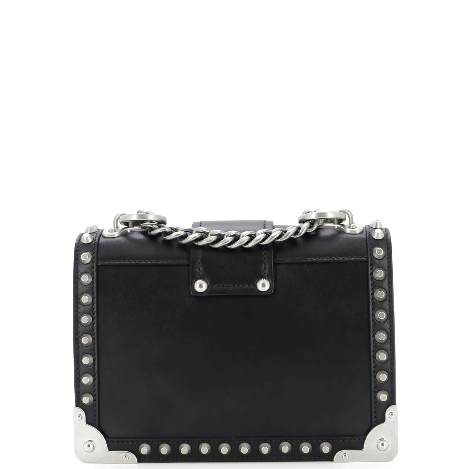 Animalier Cahier Crossbody Bag Studded Leather Small