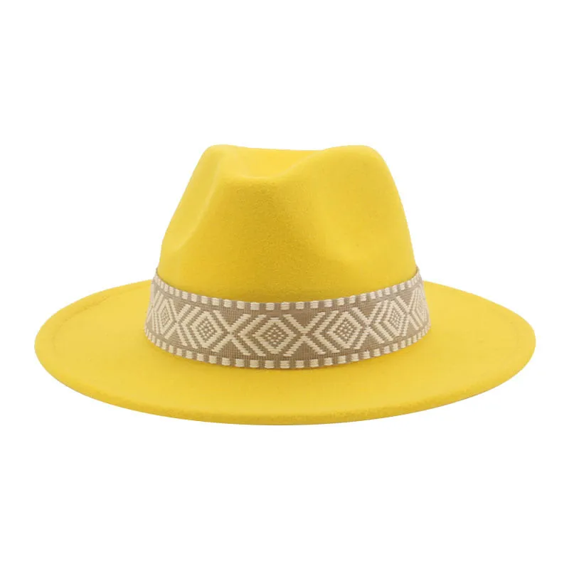 Arenys Mosaic Band Fedora Hat