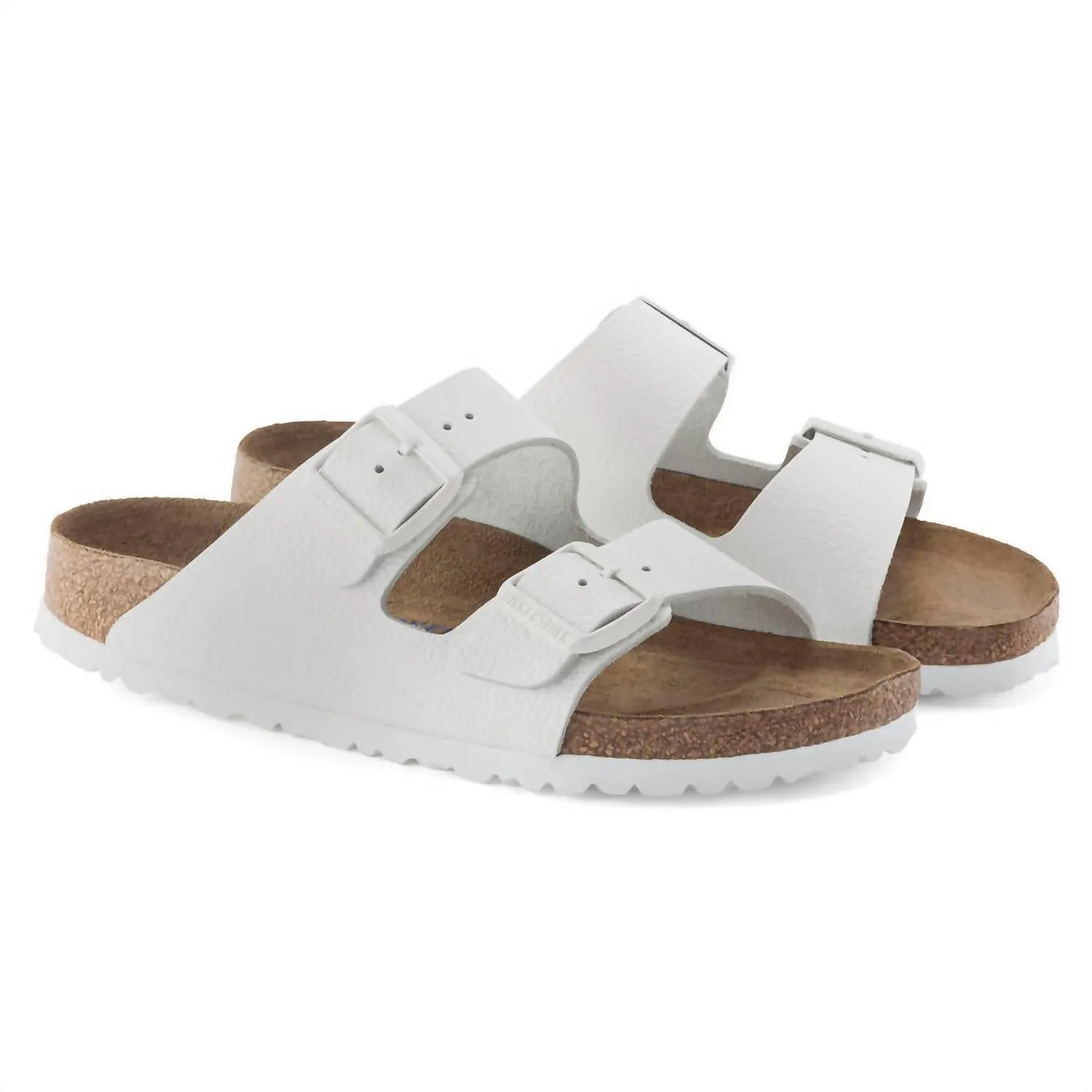 Arizona Soft Footbed en cuir blanc