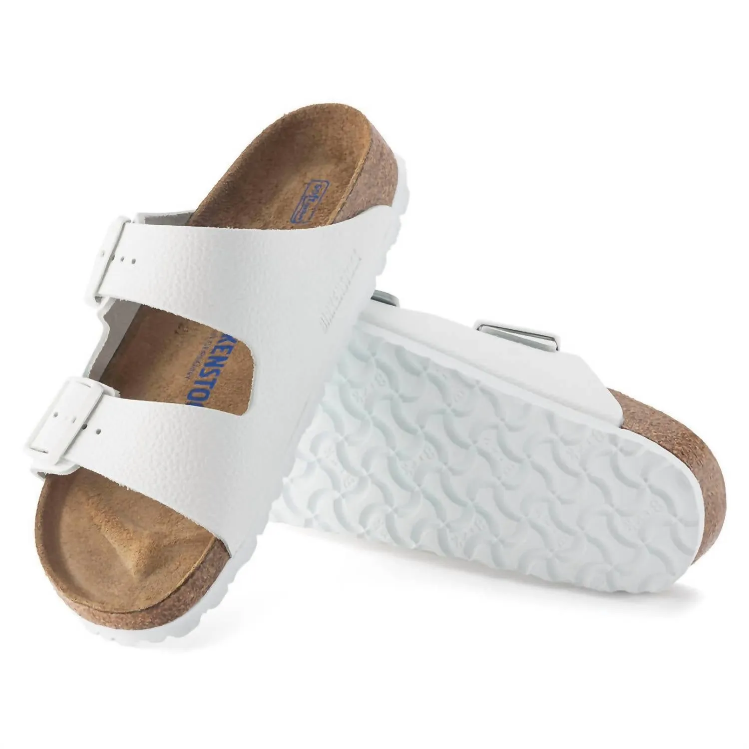 Arizona Soft Footbed en cuir blanc