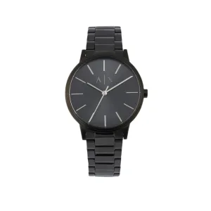 Armani Cayde Elegant Black Steel Band Timepiece AX2701 