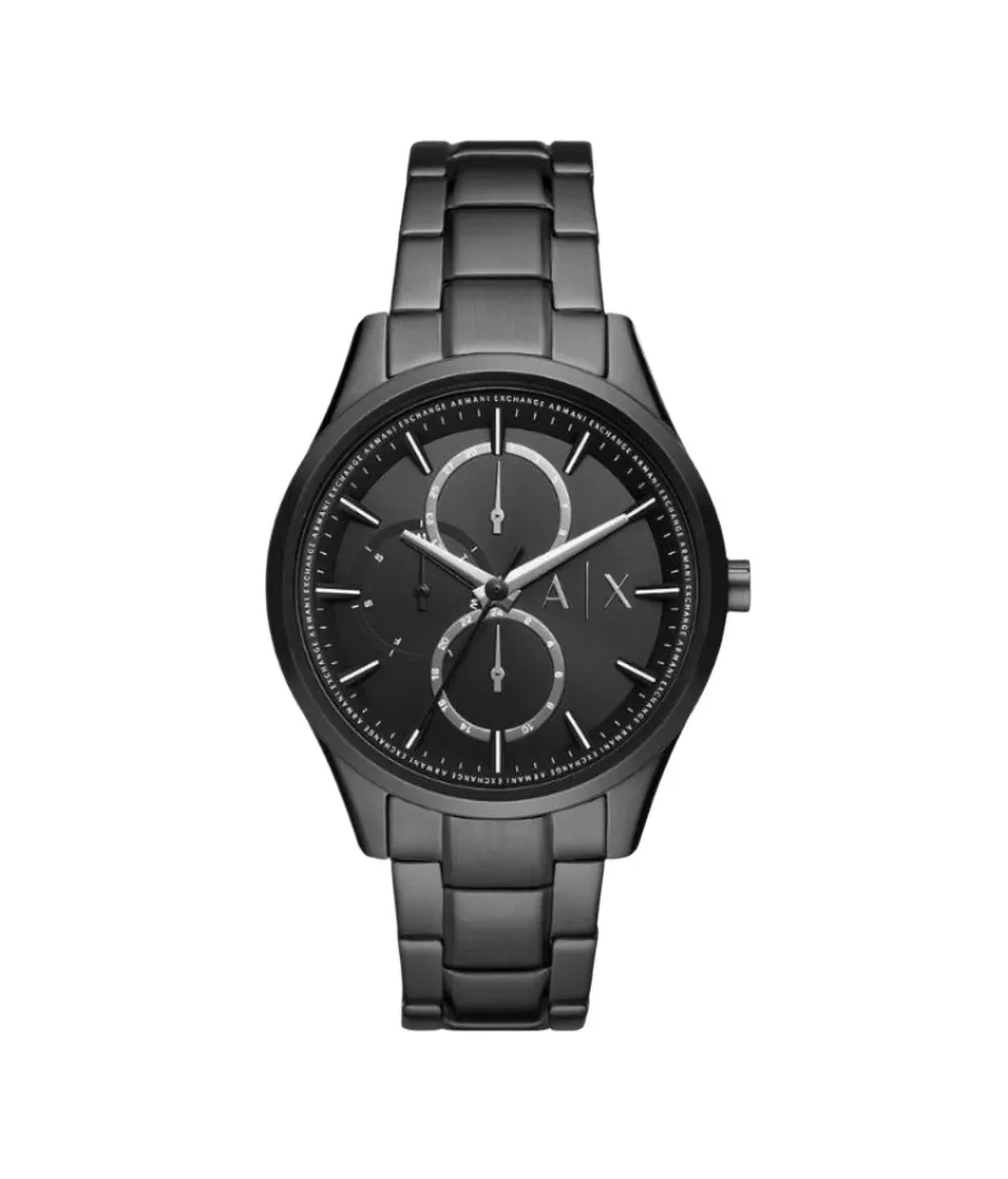 Armani Exchange Black Stainless Steel Multifunction Watch AX1867,quartz watch, quartz watches for men, quartz watches for women, best quartz watch, minimalist quartz watch, luxury quartz watch, waterproof quartz watch,analog quartz watch, digital quartz wa
