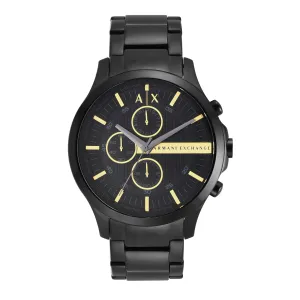 Armani Exchange Sophisticated Black Chronograph Watch AX2164 