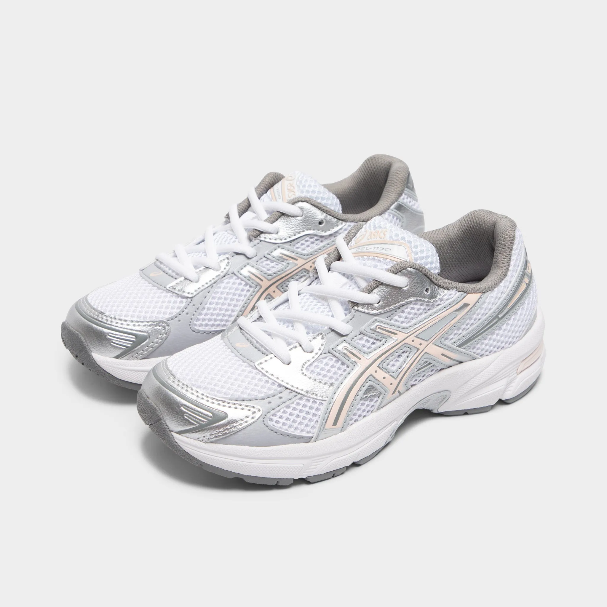 ASICS GEL-1130 GS Blanc / Rose Perle Chaussures Asics