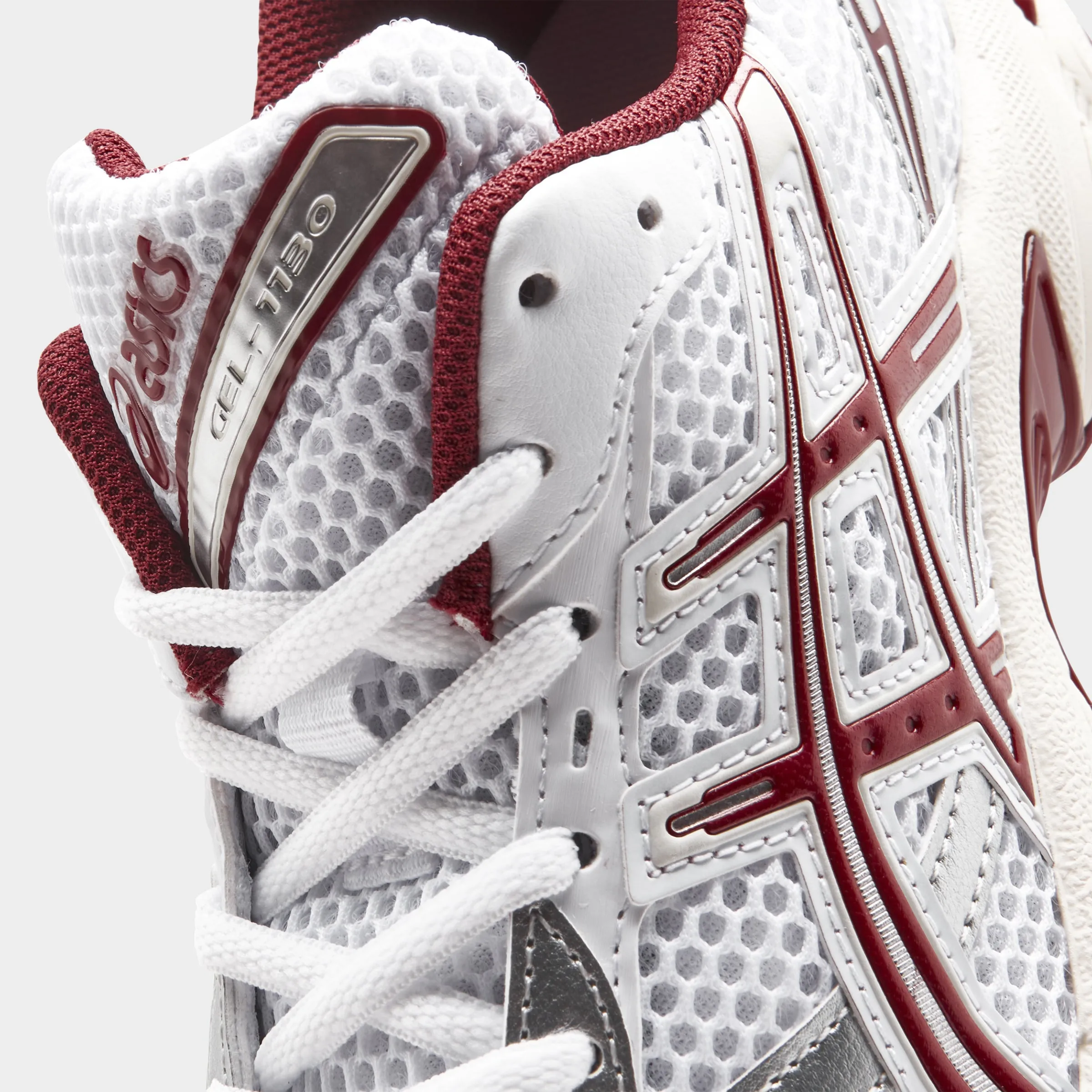 ASICS Chaussures Femme GEL-1130 Blanc / Dahlia Rouge