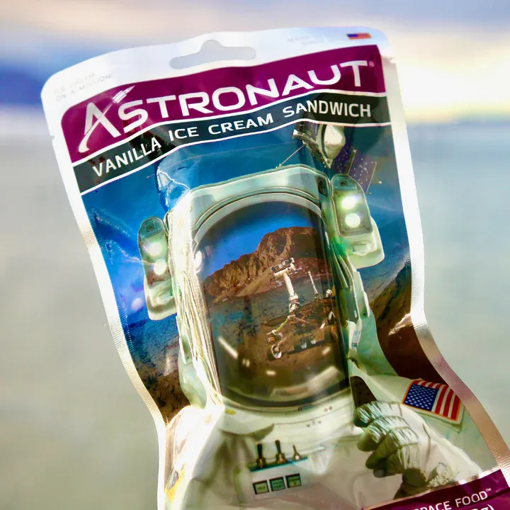Astronaut Vanilla Ice Cream Sandwich