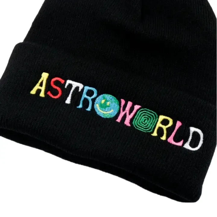 Astroworld Black Classic Beanie