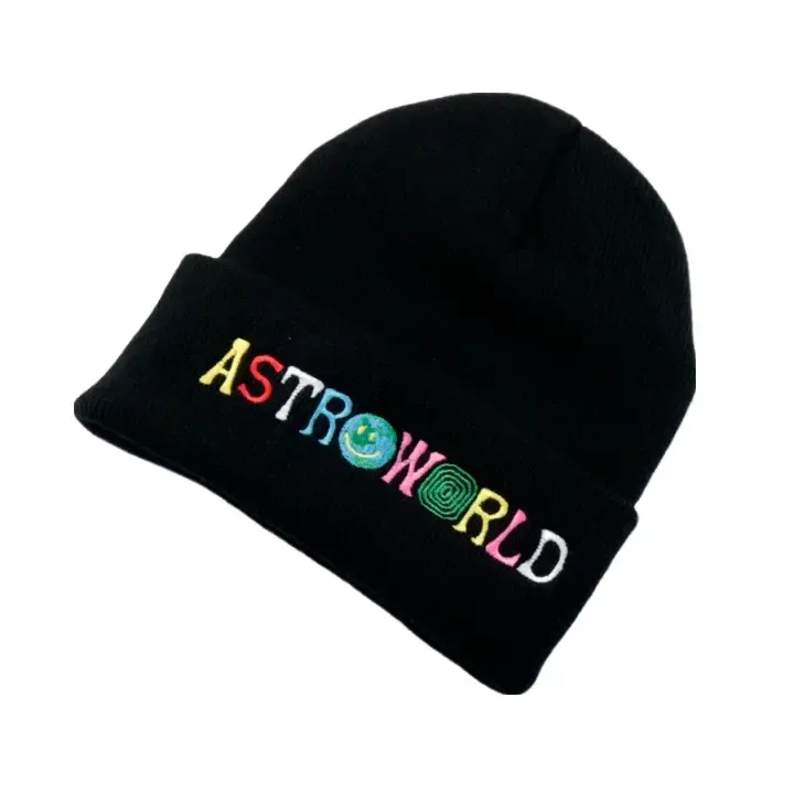 Astroworld Black Classic Beanie