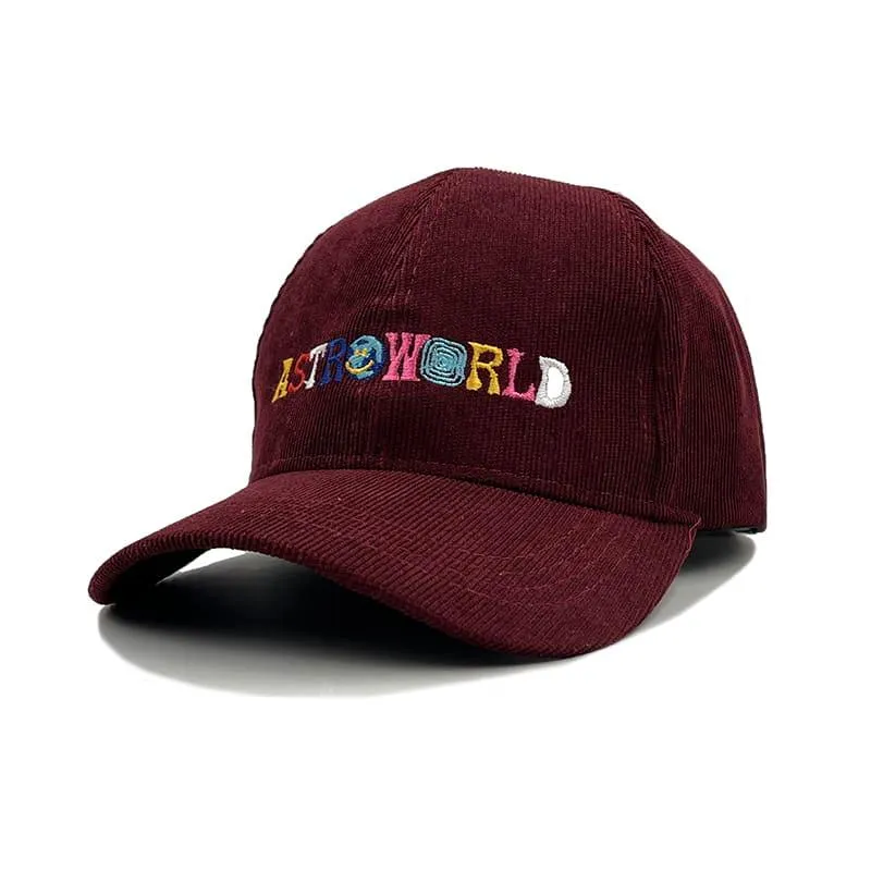 Astroworld Corduroy Baseball Cap