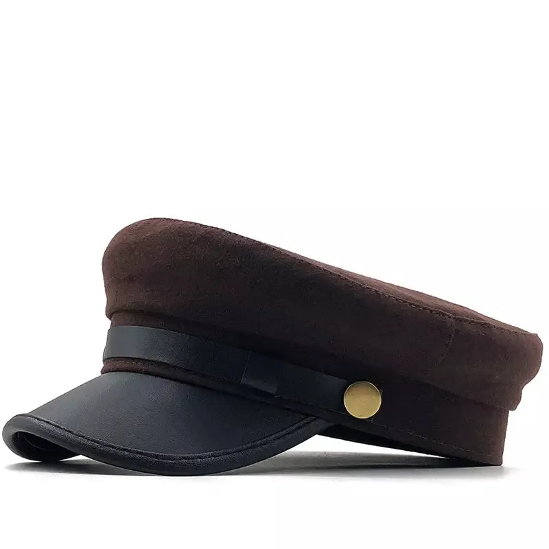 Astruc Leather Sailor Cap