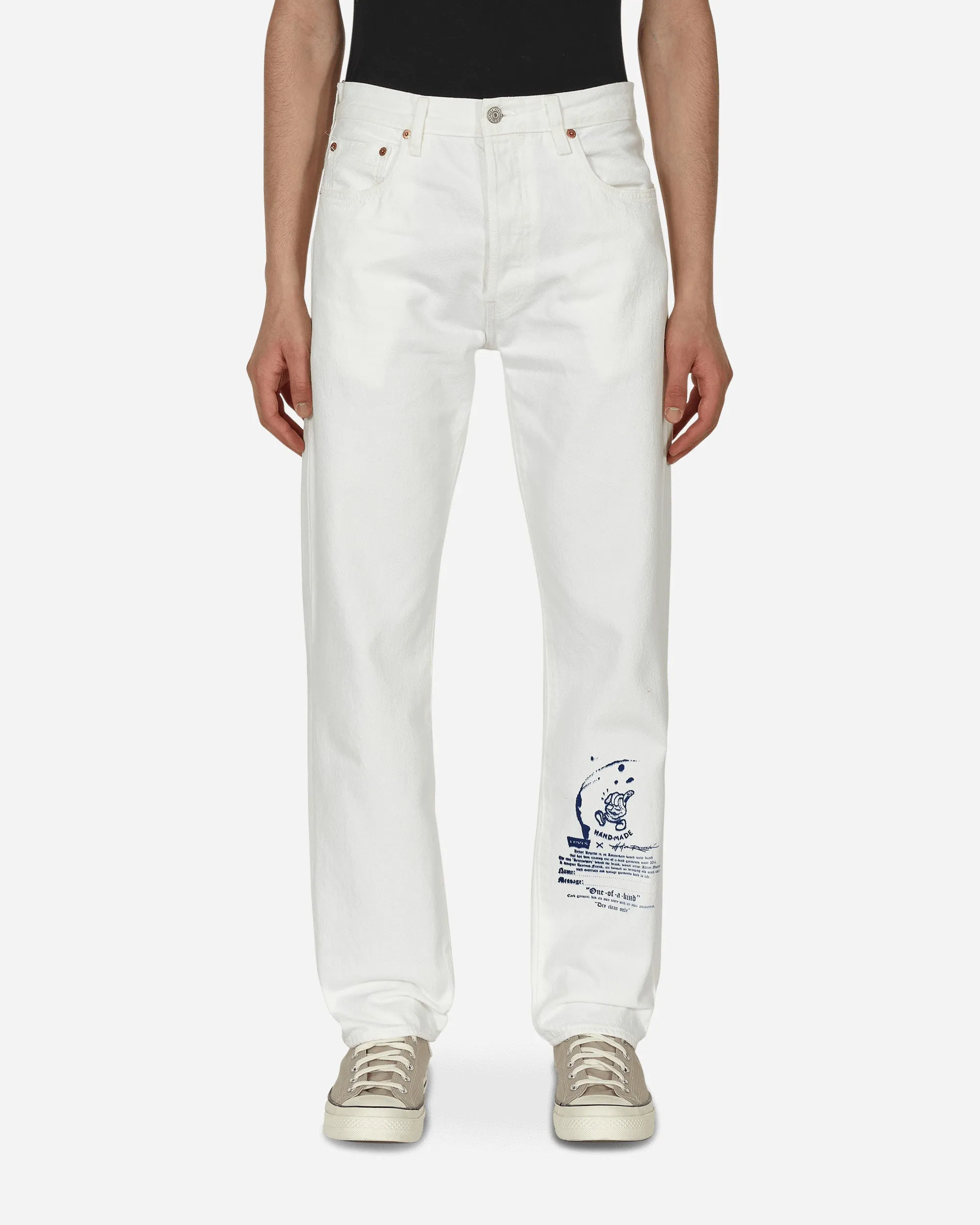 Atelier Reserv?? 1984 501 Jeans White Men's sweatshirt