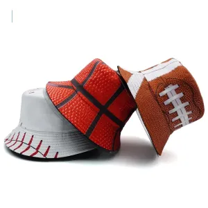 Athlete Reversible Bucket Hat boater hat with bow in beach sunlight