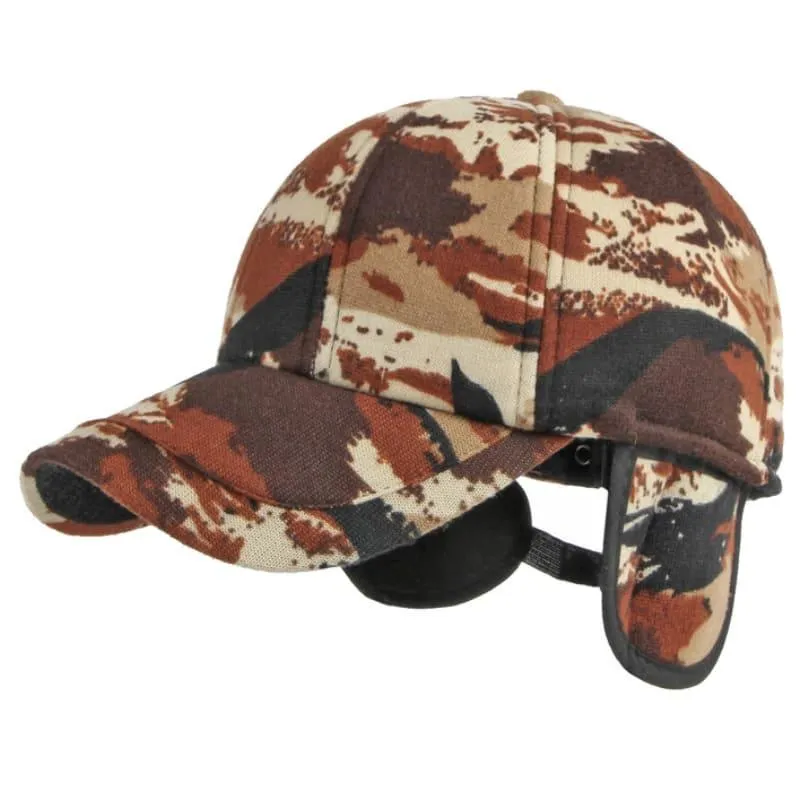 Austin Camouflage Earflaps Baseball Cap