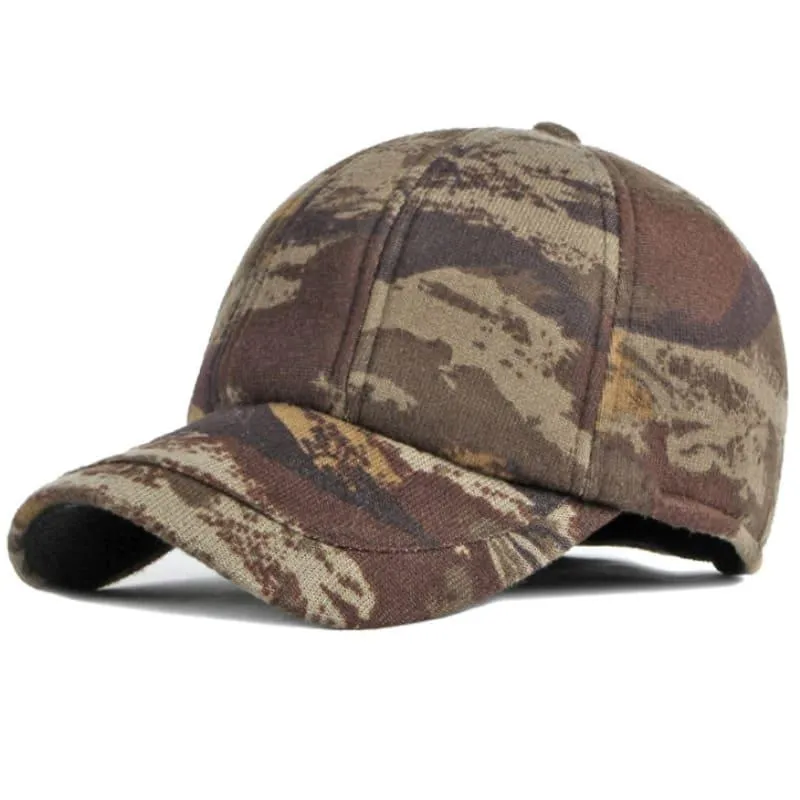 Austin Camouflage Earflaps Baseball Cap