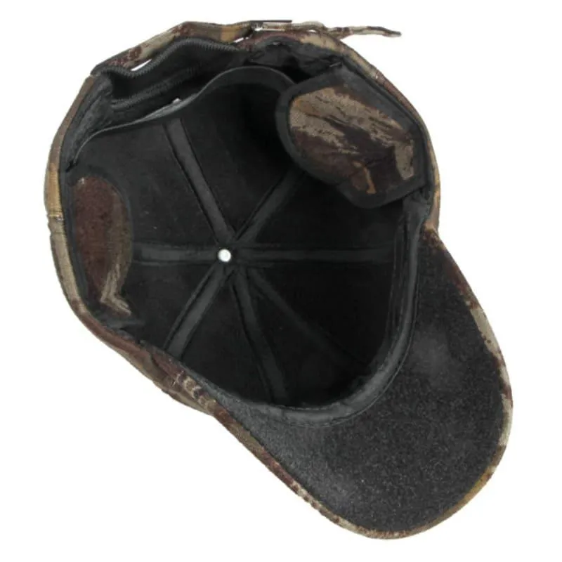 Austin Camouflage Earflaps Baseball Cap