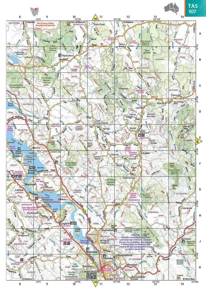 Australia Road & 4WD Touring Atlas - 215 x 297mm (13th Edition)