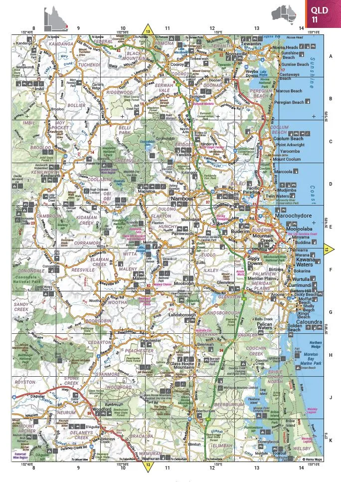 Australia Road & 4WD Touring Atlas - 215 x 297mm (13th Edition)