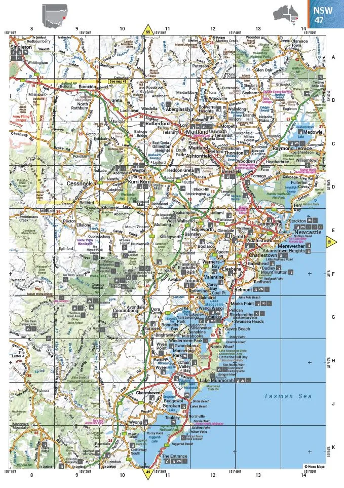 Australia Road & 4WD Touring Atlas - 215 x 297mm (13th Edition)