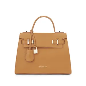 Ava  11" - Caramel handle bags on sale
