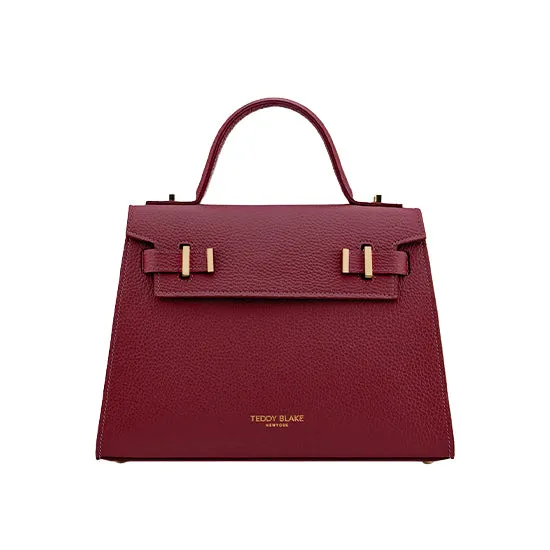 Ava  11" - Dark Red handle bags on sale