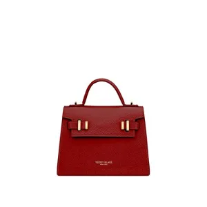 Ava  9" - Dark Red handle bags on sale