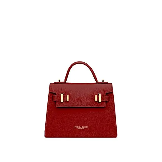 Ava  9" - Dark Red handle bags on sale