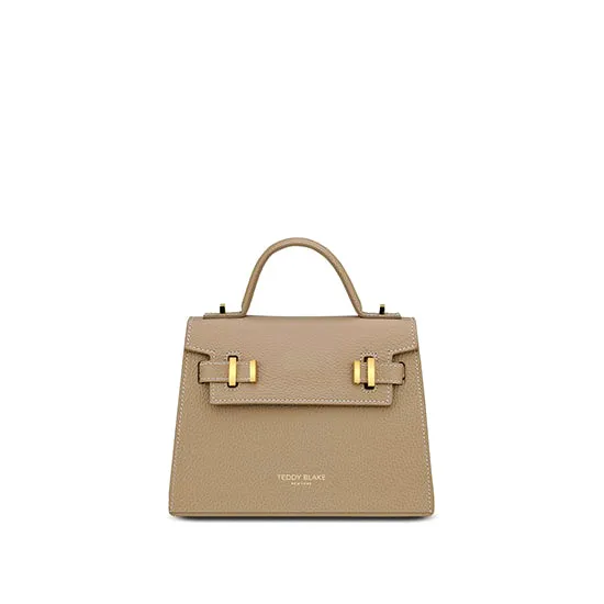 Ava  9" - Light Beige handle bags on sale